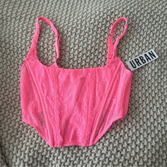 Urban Outfitters Tops - Urban out from under hot pink corset